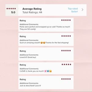 100% 5 Star Reviews! ⭐️⭐️⭐️⭐️⭐️